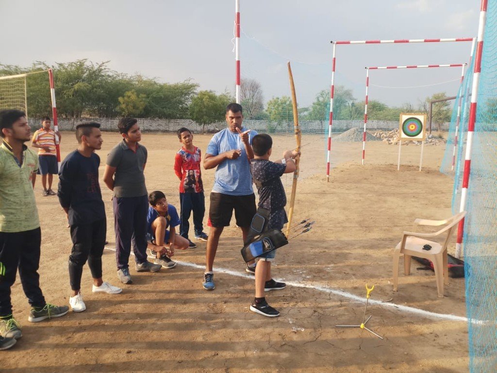 Archery at PRJ Gyanjaya School